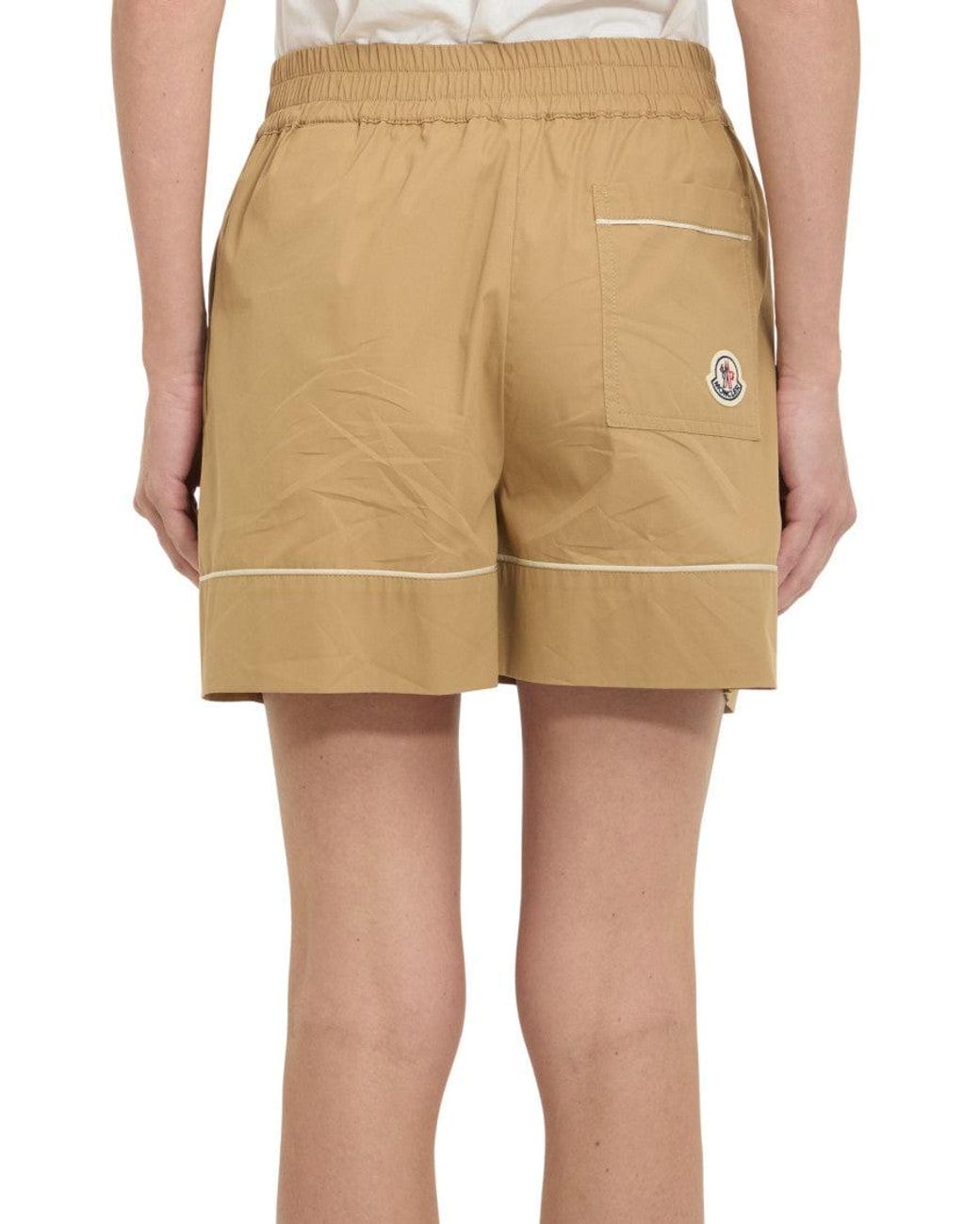 Moncler Natural Solid Shorts