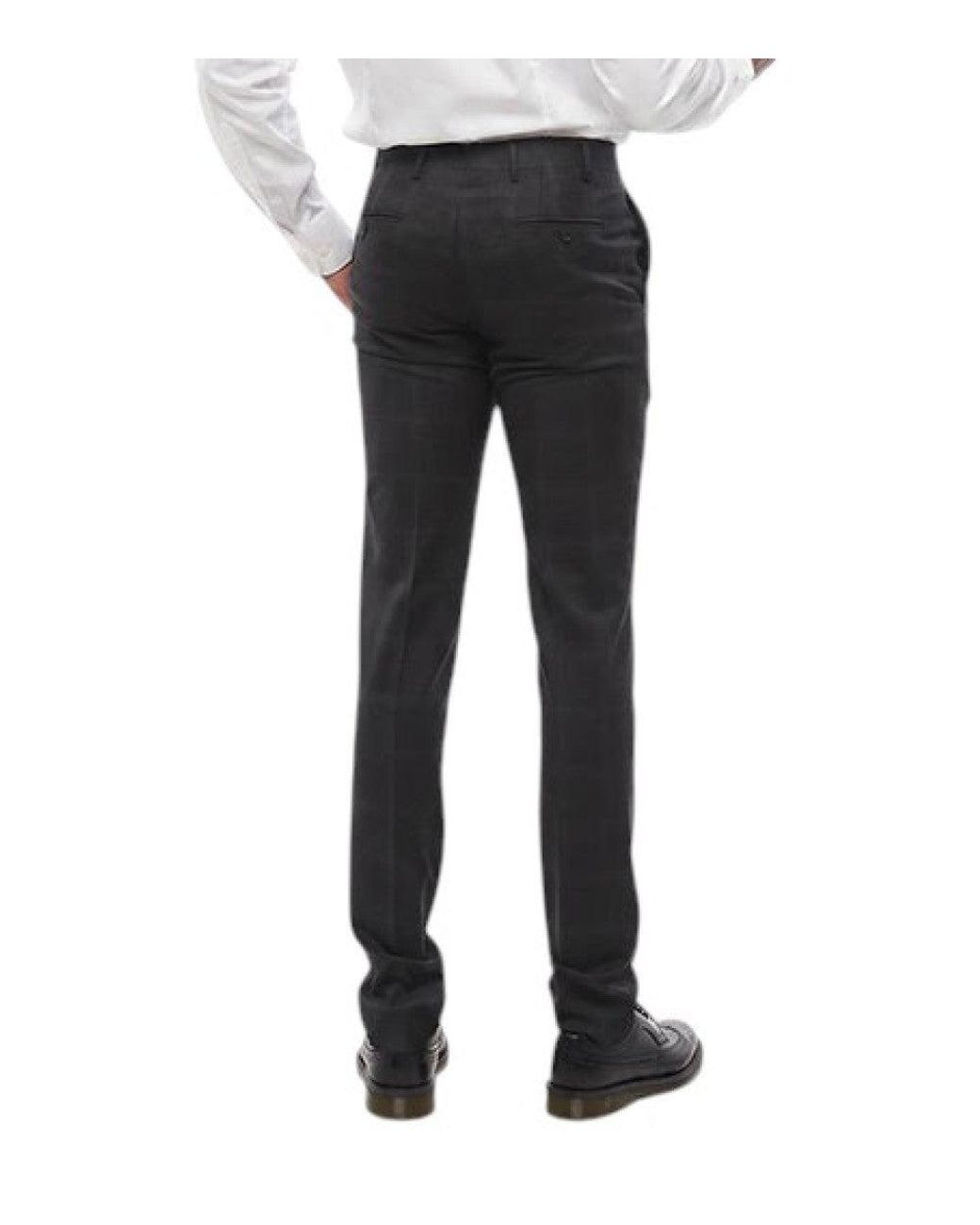 Corneliani Black Tailored Pants for men