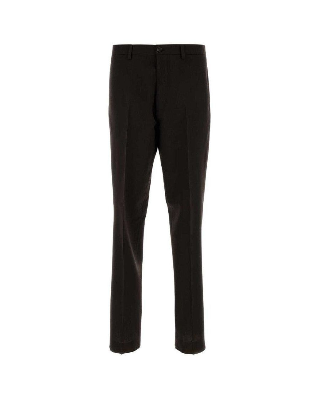 Prada Black Dark Wool Pant for men
