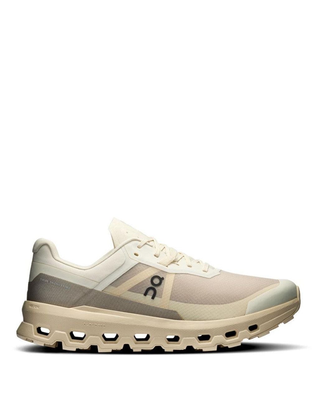 On Shoes White Color Block Sneakers for men