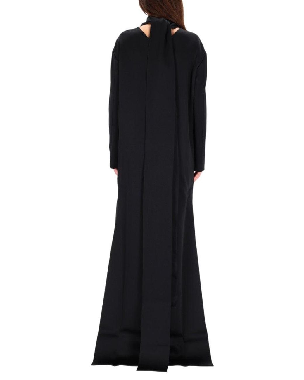 Tom Ford Black Solid Turtle Neck Mini Dress