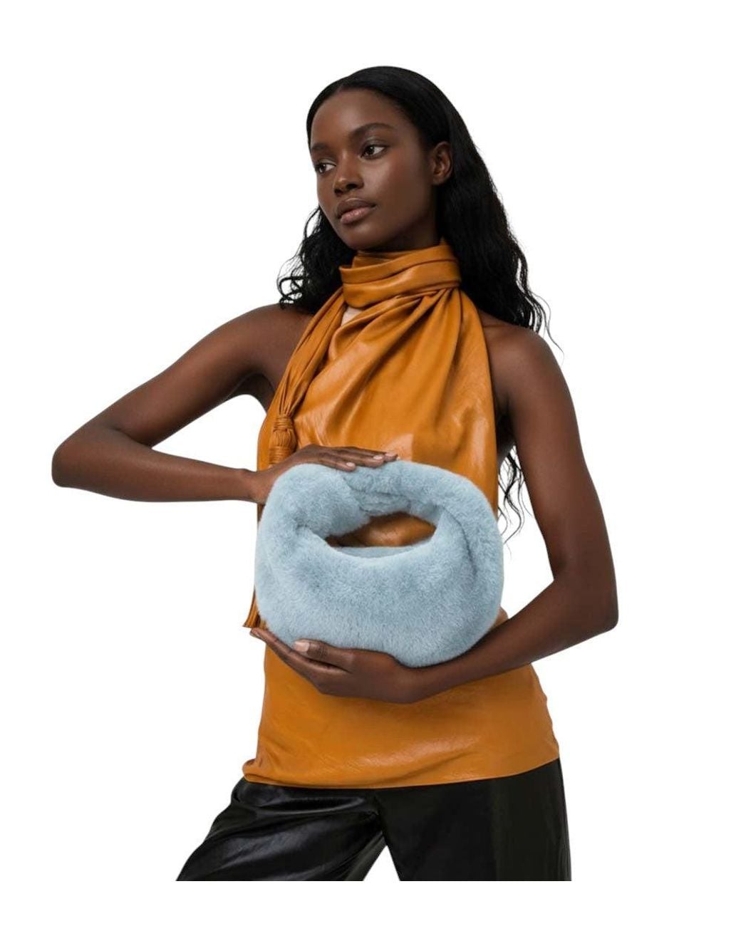 Bottega Veneta Blue Sky Jodie Mini Shoulder Bag