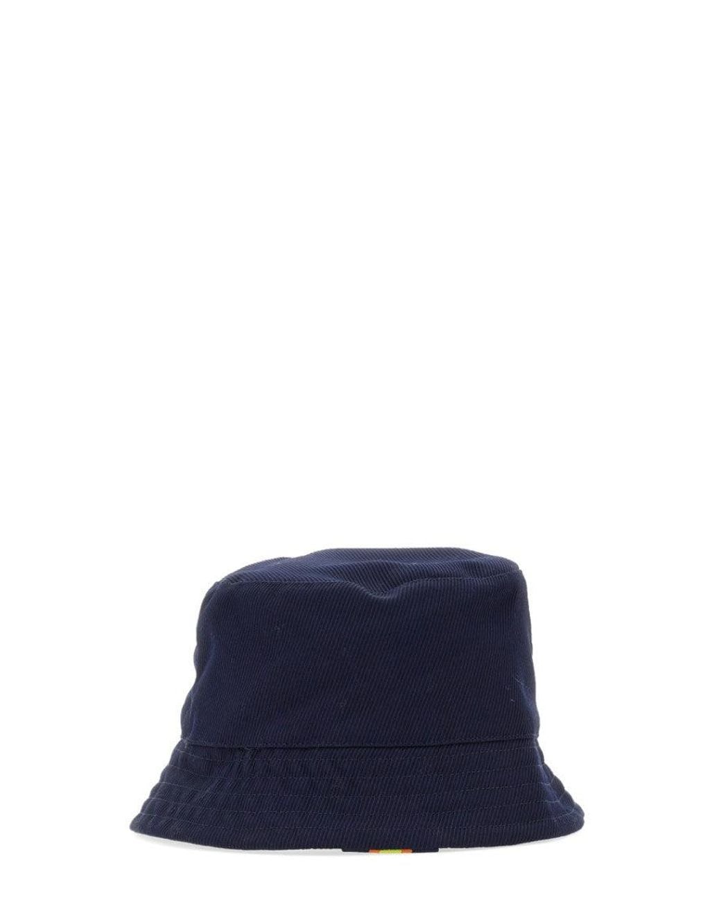 K-Way Blue Solid Bucket Hat for men