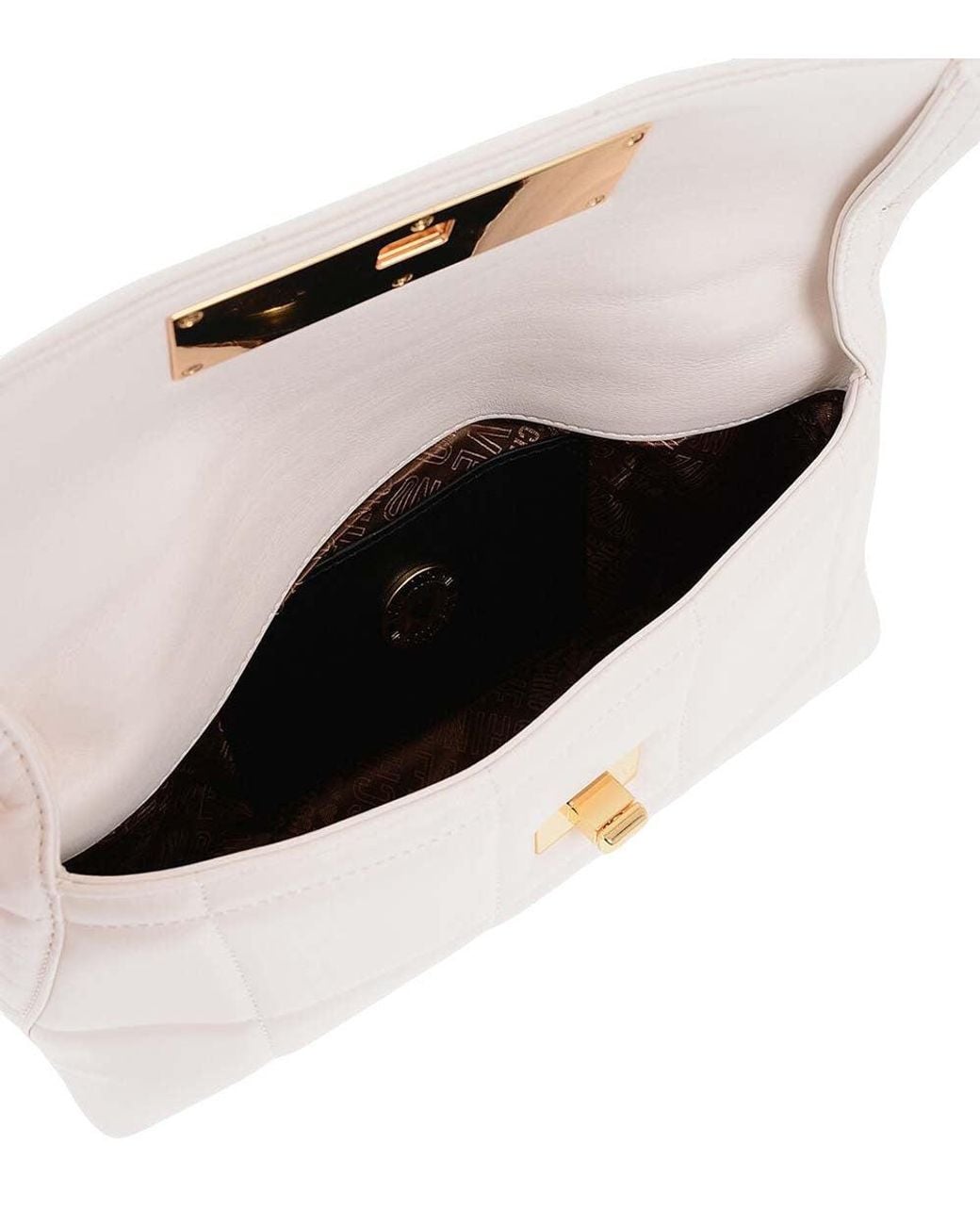 Love Moschino White Logo Medium Crossbody Bag