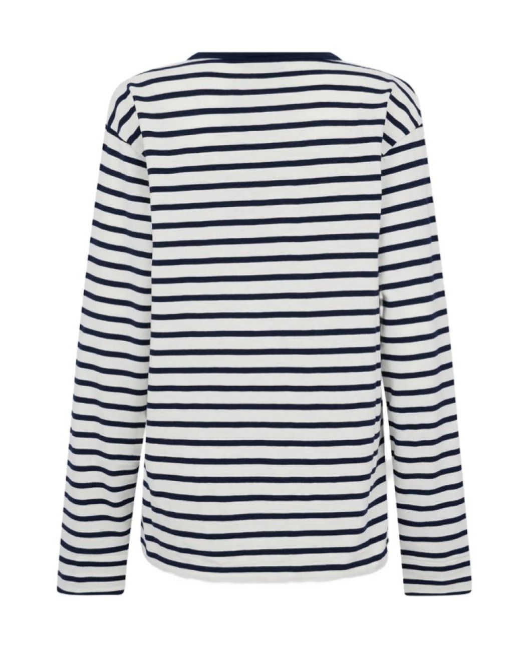 DSquared² Blue Crew Neck Stripes Logo T-Shirt