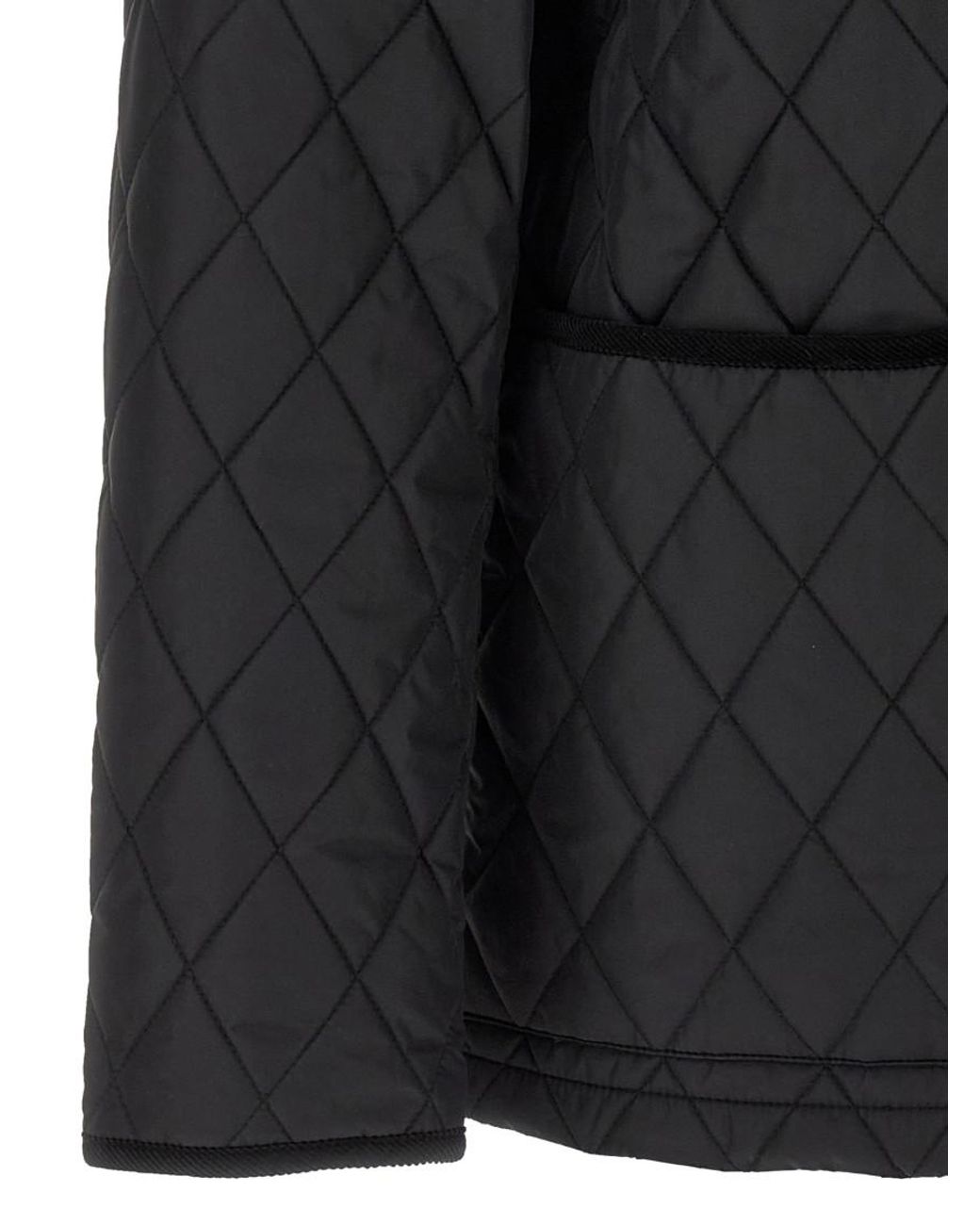 Burberry Black Quilted Regular Jacket for men