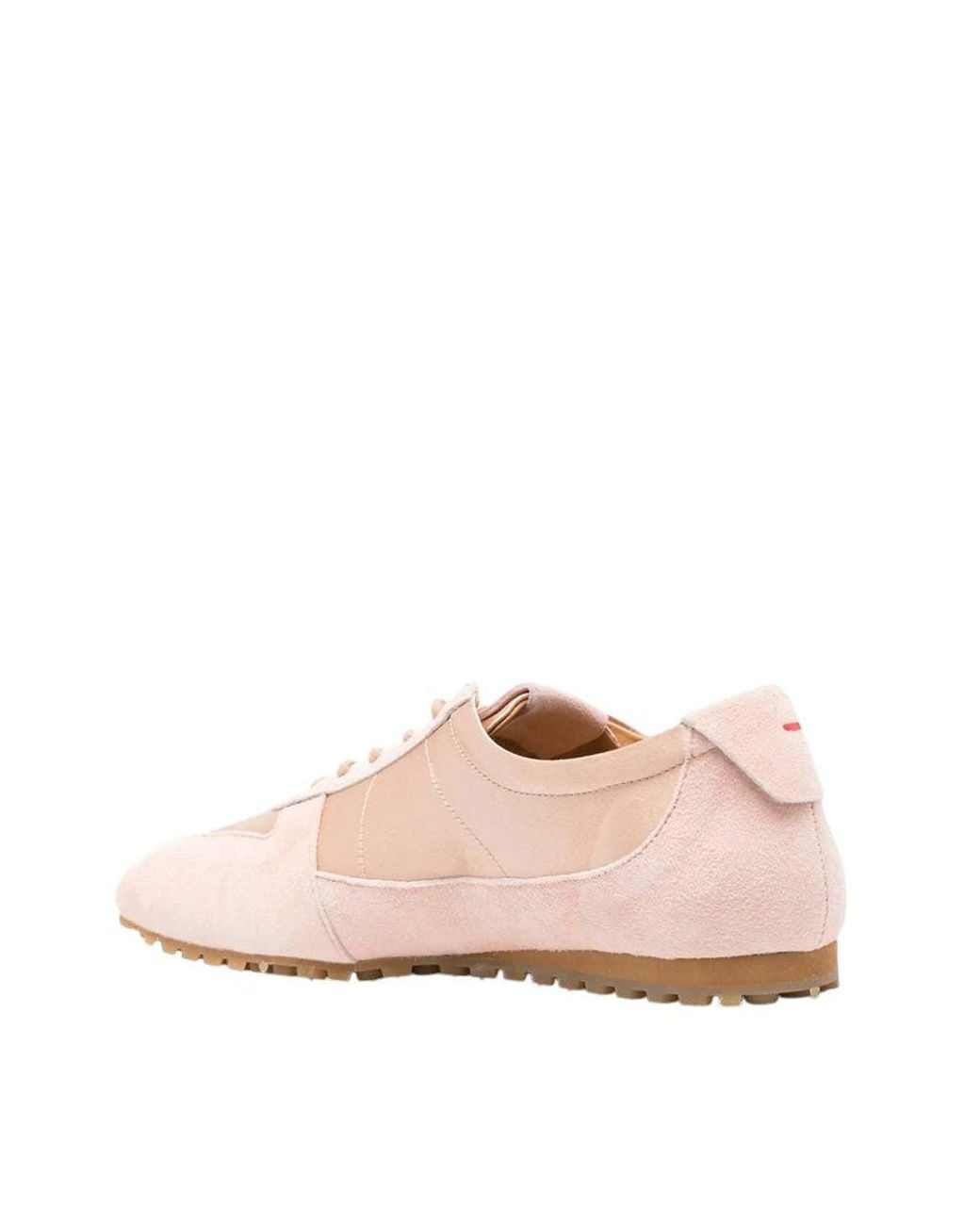 Aeyde Pink Suede Sneakers