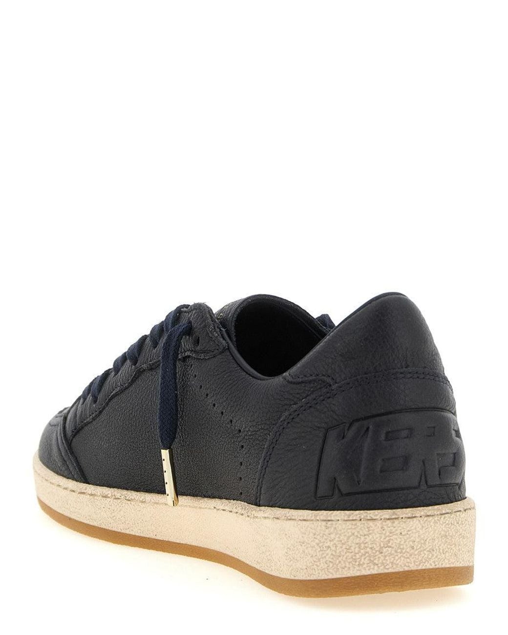 Golden Goose Deluxe Brand Blue Solid Ball Star Sneakers for men