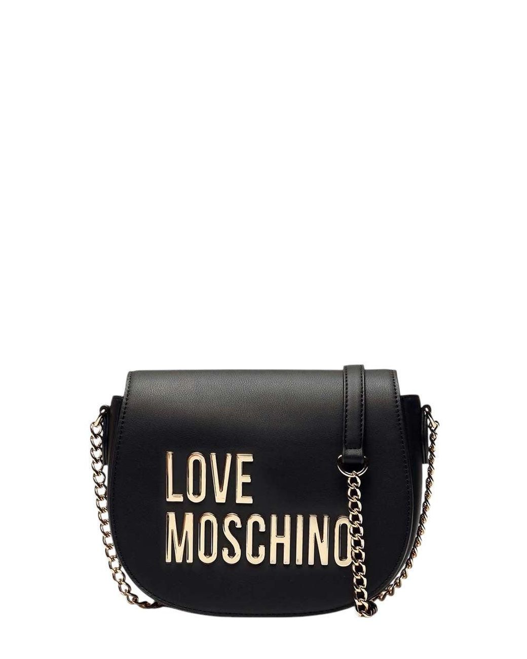 Love Moschino Black Logo Small Crossbody Bag