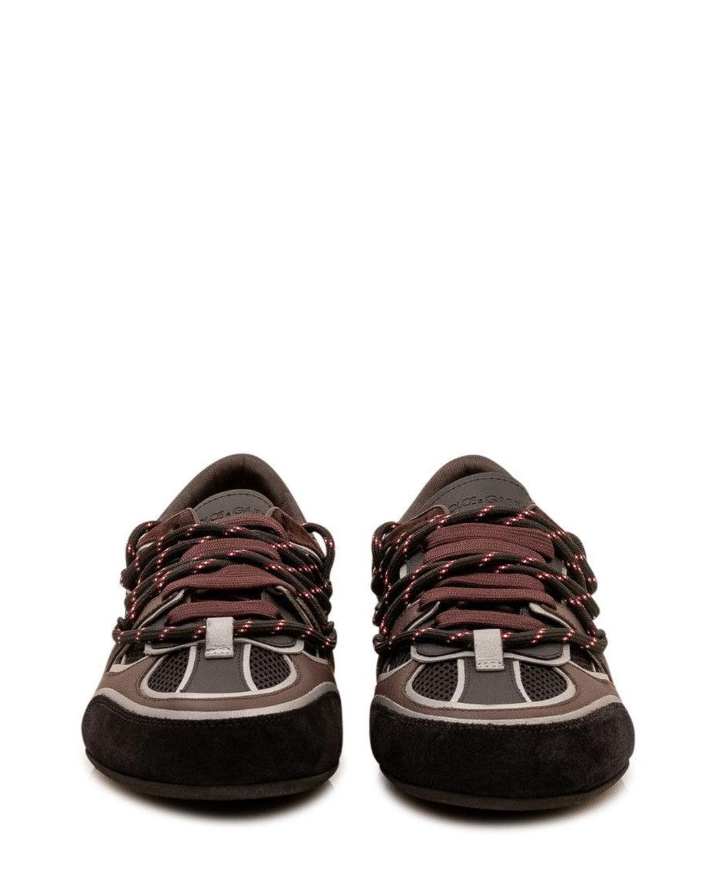 Dolce & Gabbana Black Sneakers With Suede Details for men