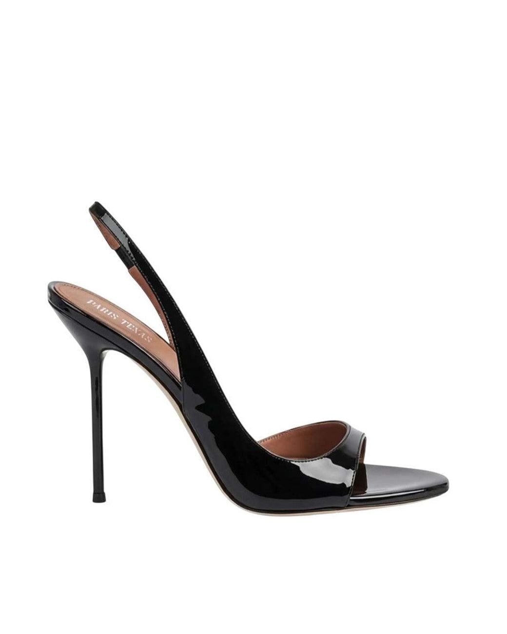Paris Texas White Slingback Heels