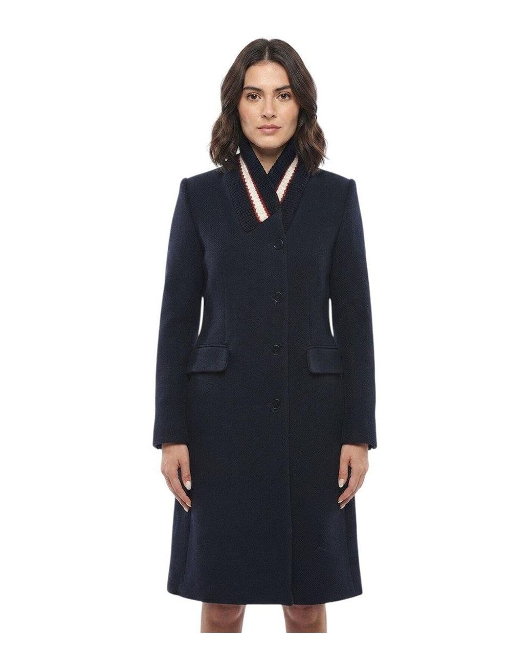 Stella McCartney Blue Trench Coat