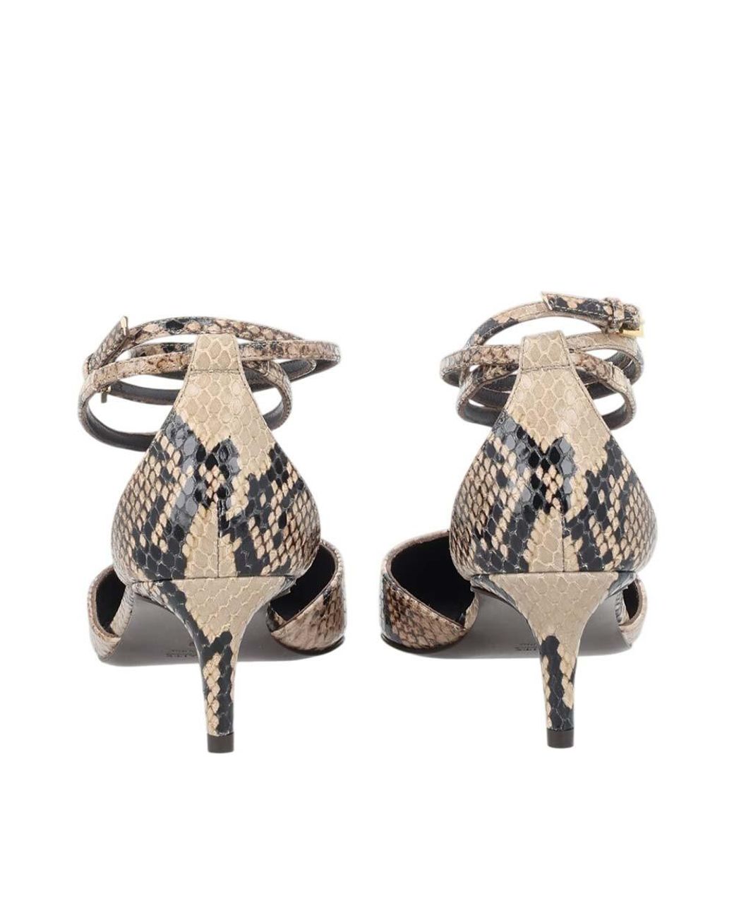 Khaite Metallic Printed Heels