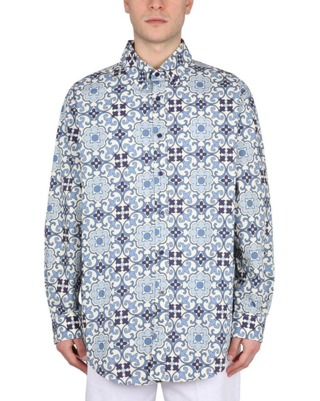 Drole de Monsieur Blue Light Regular Shirt for men
