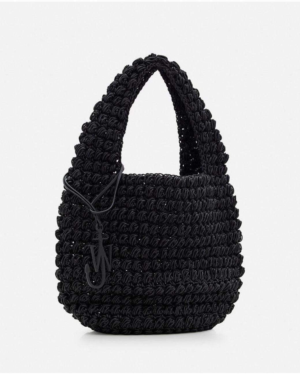 J.W. Anderson Black Large Popcorn Hobo Bag