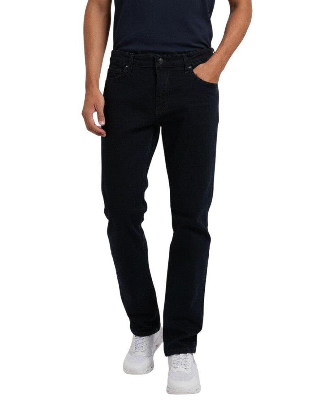 Boss Black Dark Mid Rise Jeans for men