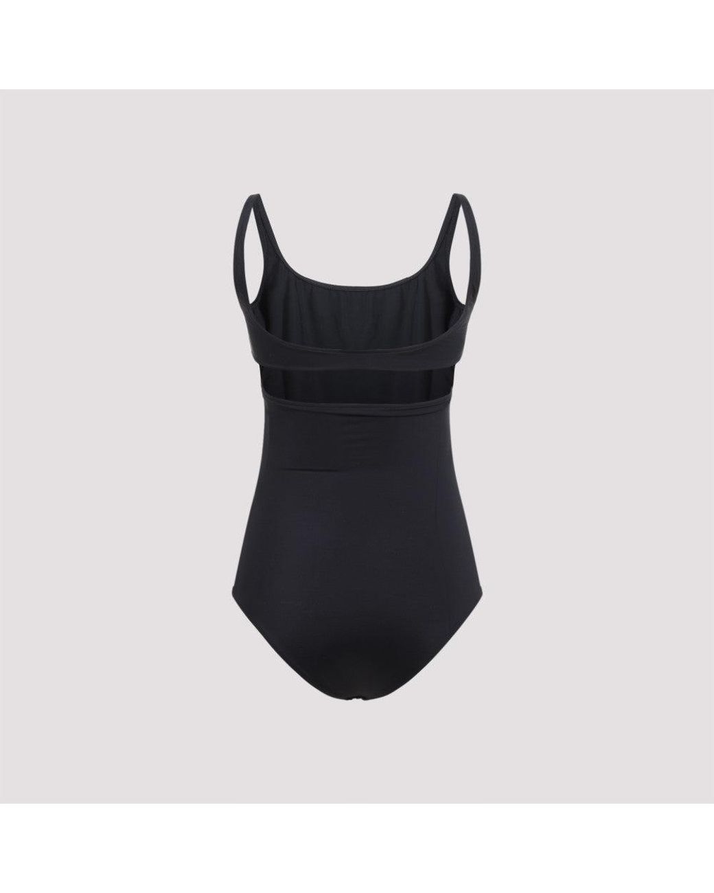 Courreges Blue Cut-Out Swimsuit