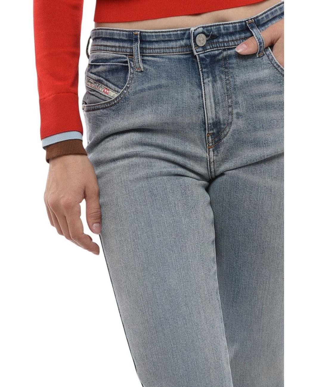 DIESEL Red Sky Skinny Mid Rise Jeans