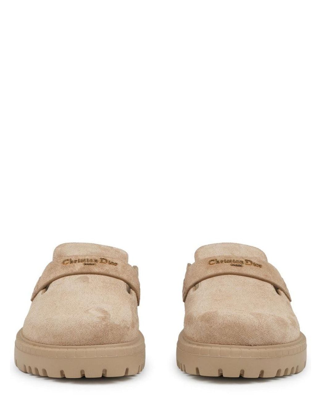 Dior Brown Suede Mules