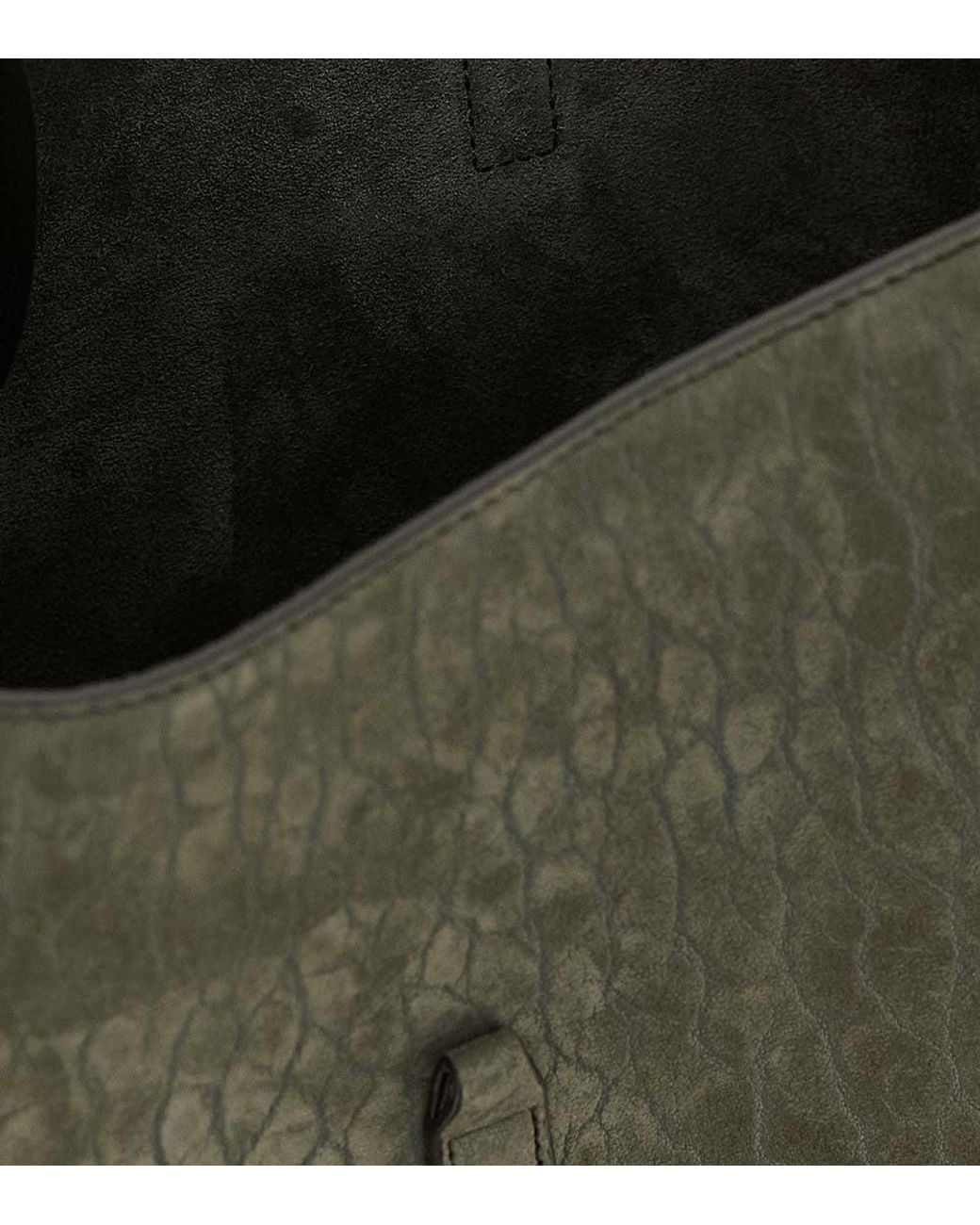 Saint Laurent Green Dark Le 5 A 7 Small Hobo