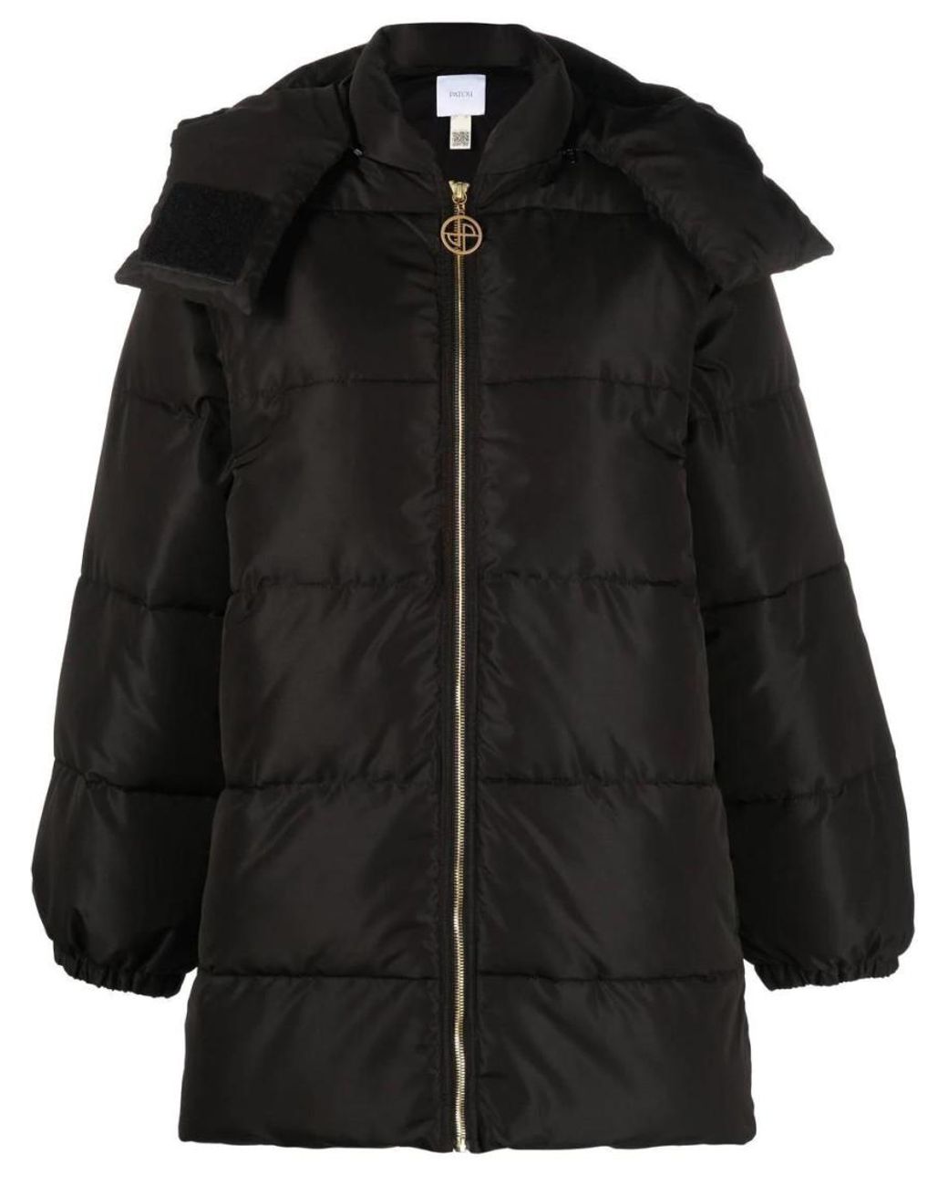 Patou Black Quilted Hood Jacket
