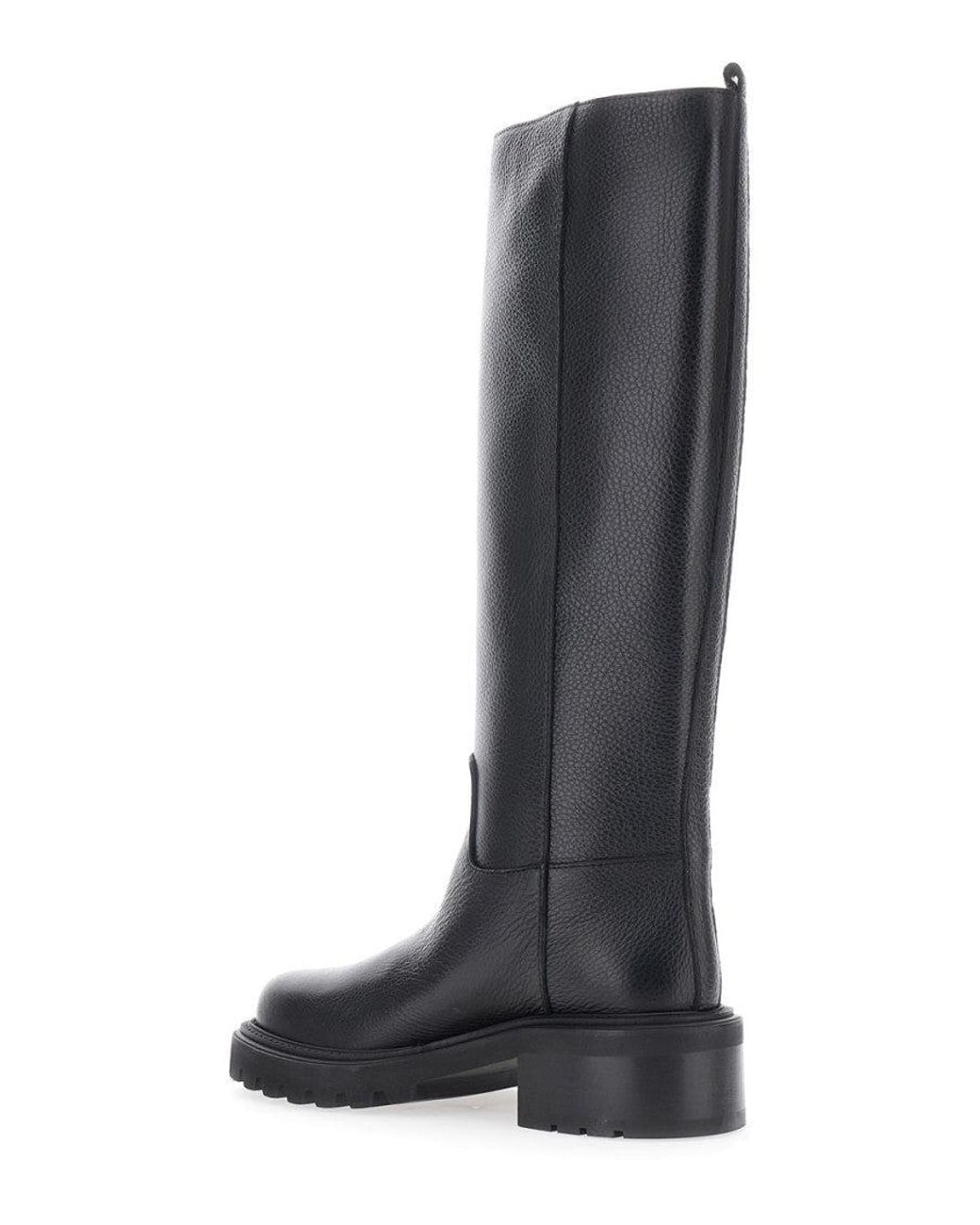 Via Roma 15 Blue Knee-High Boots
