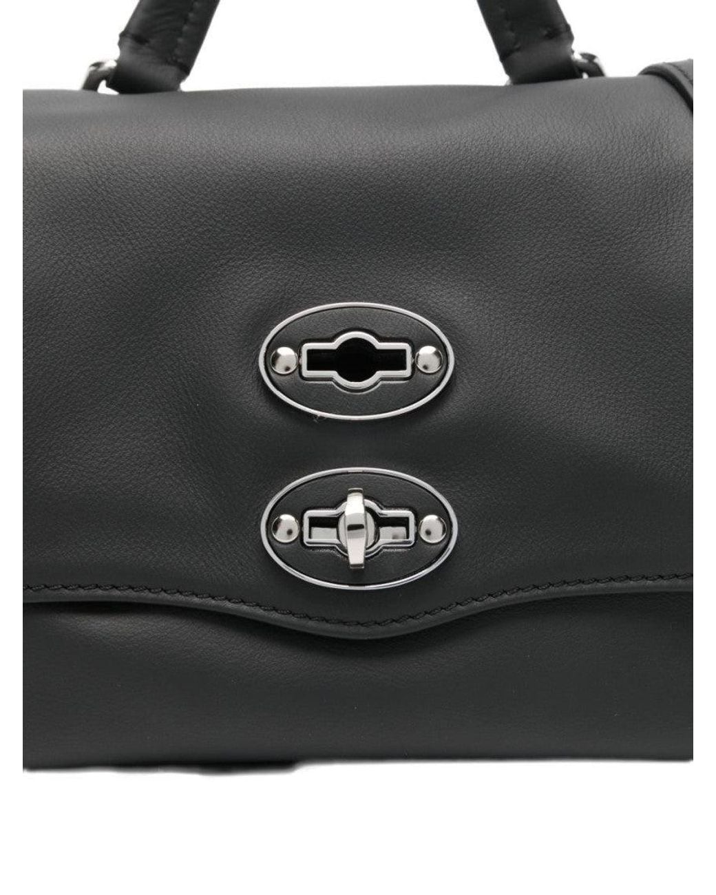 Zanellato Black Postina Mini Satchel