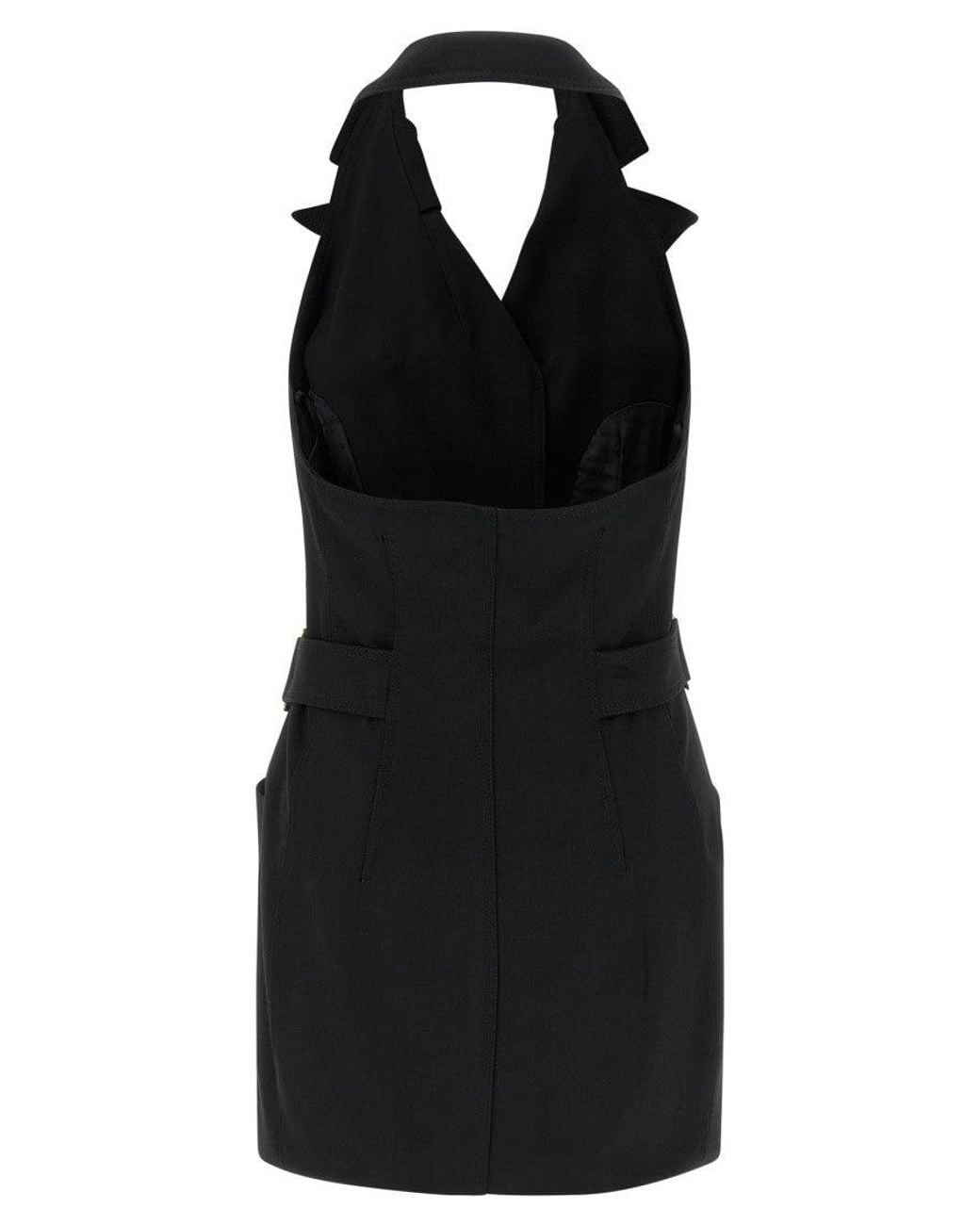 Elisabetta Franchi Black Vest Dress