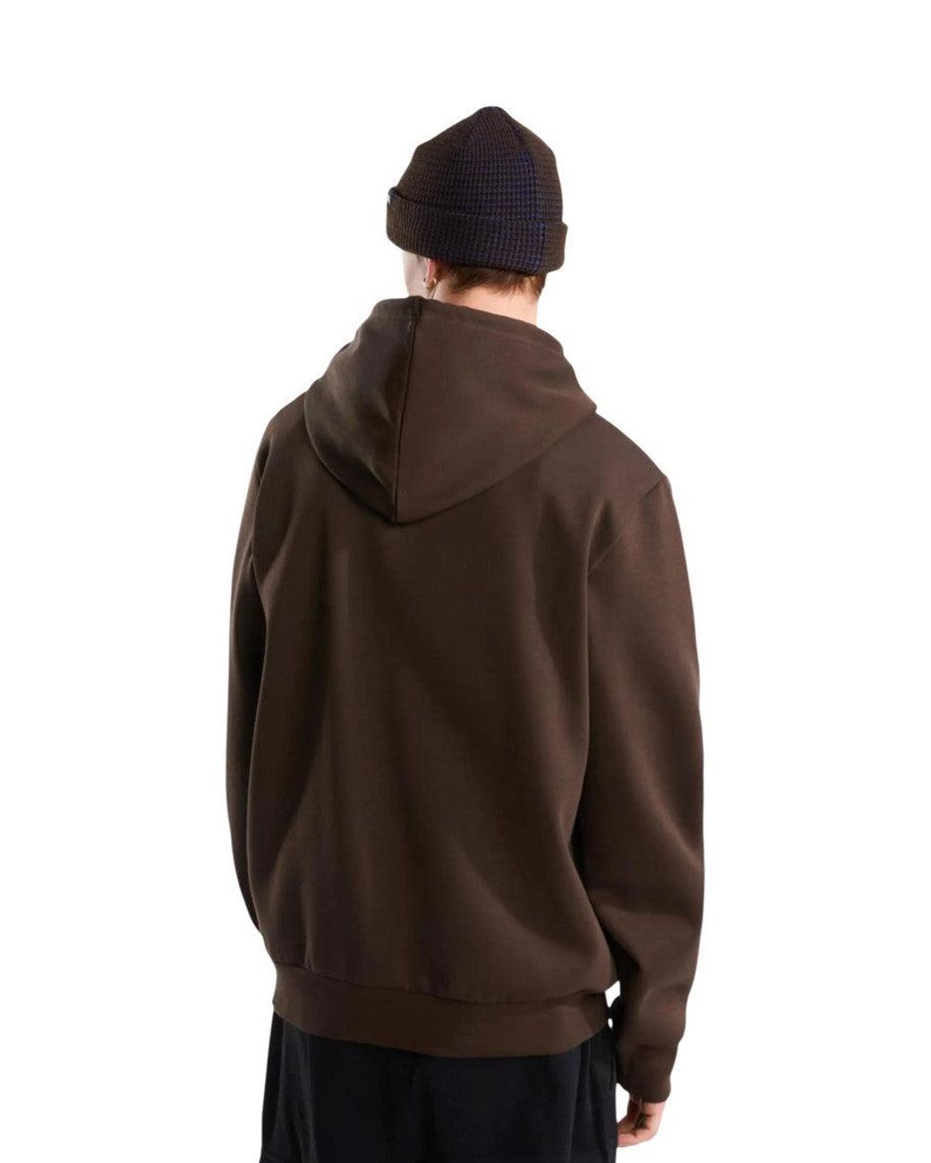 The North Face Brown Regular Logo Hoodie for men