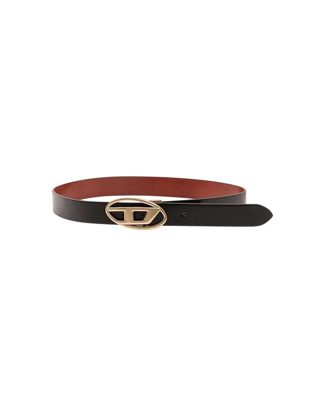 DIESEL Brown 1Dr Solid Reversible Belt