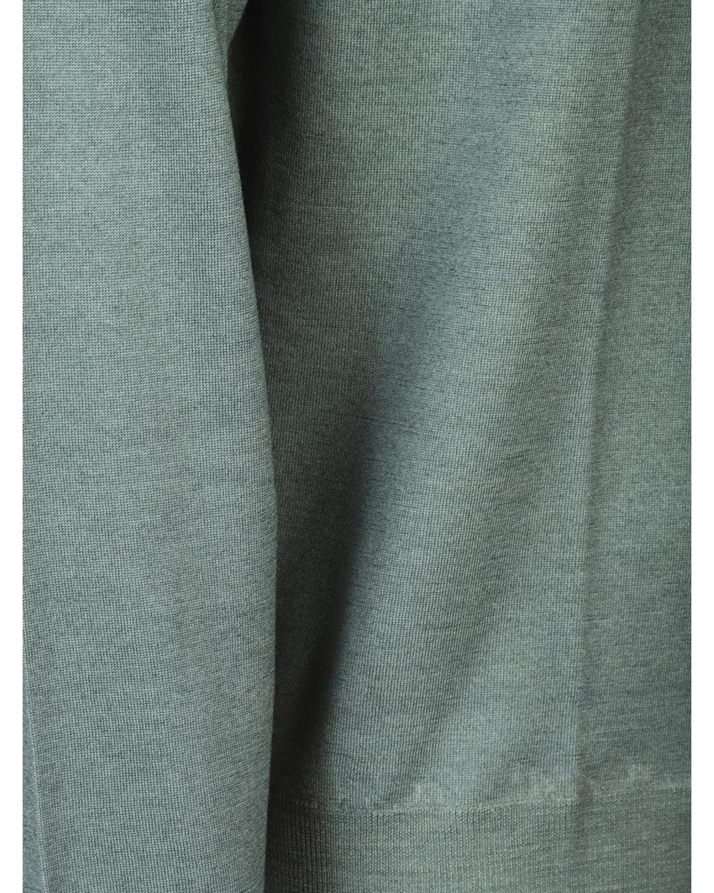 Drumohr Green Wool Sweater for men