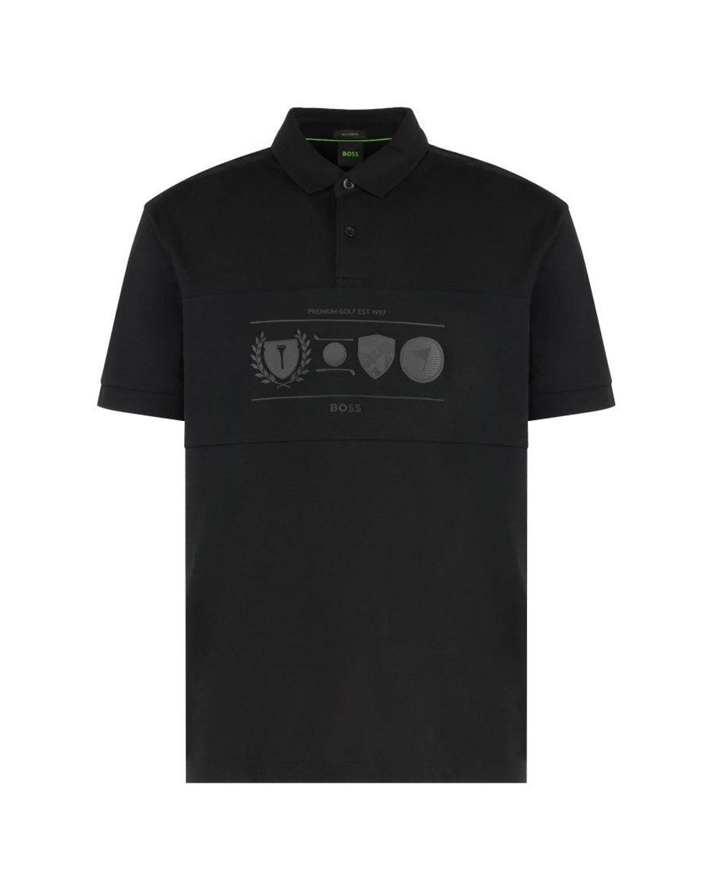 Boss Black Relaxed Fit Printed Polo for men