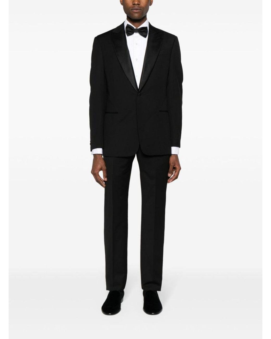 Giorgio Armani Black Wool Suit for men