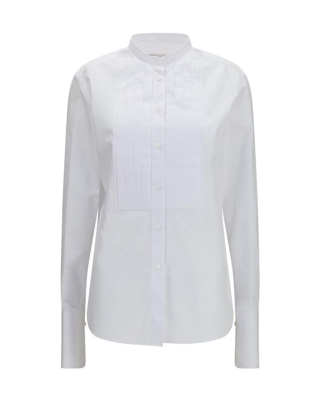 Fendi White Slim Embroidered Shirt