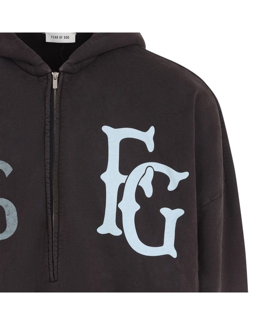 Fear Of God Black Dark Hood Sweatshirts for men