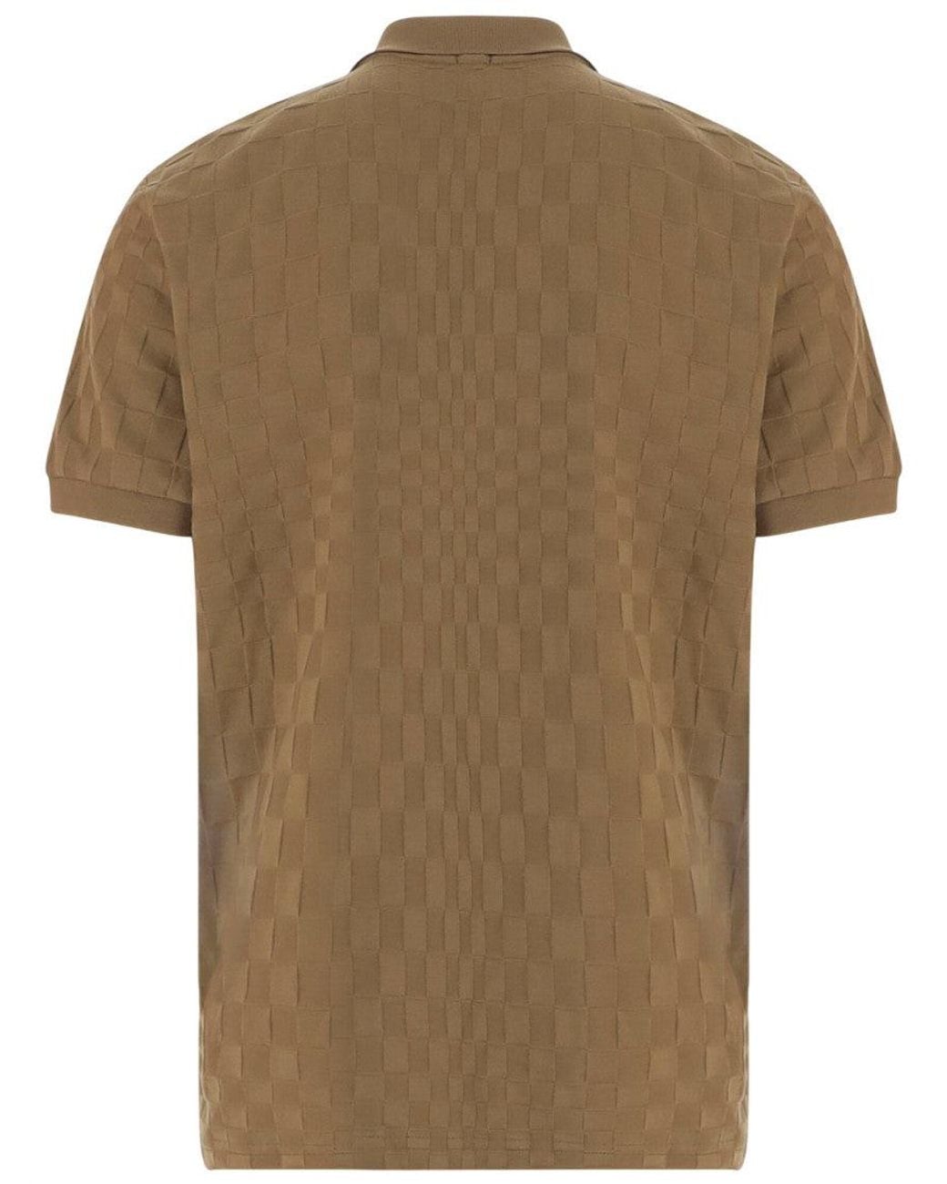 Boss Brown Shirt Collar Polo for men