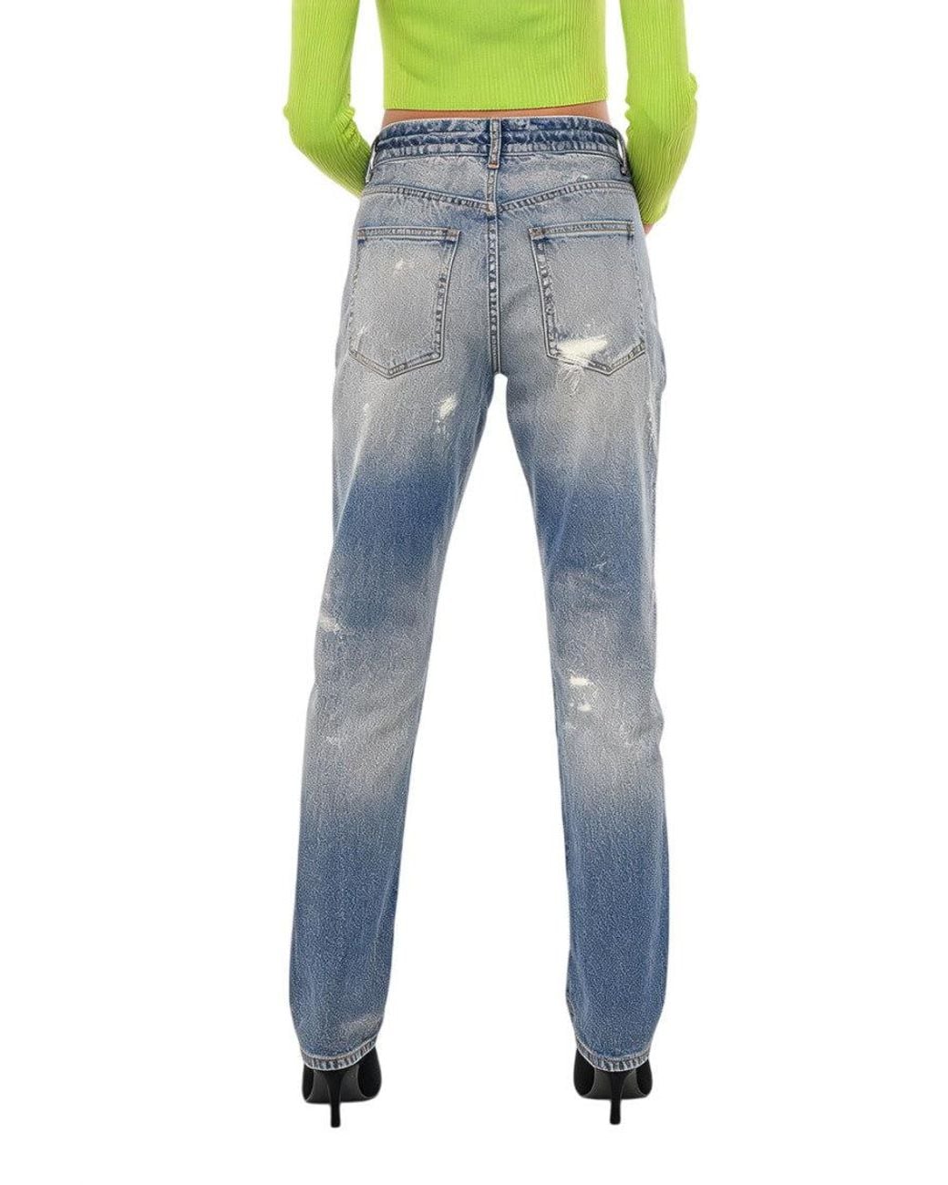 DIESEL Blue Slim Low Rise Jeans