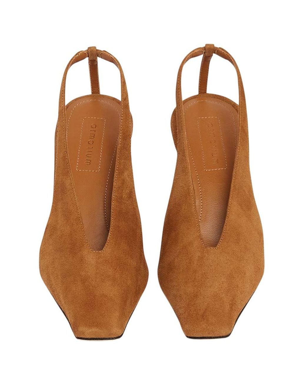 ARMARIUM Brown Slingback Heels