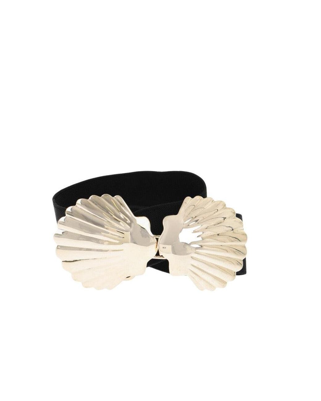 DSquared² Black Shell Solid Belt