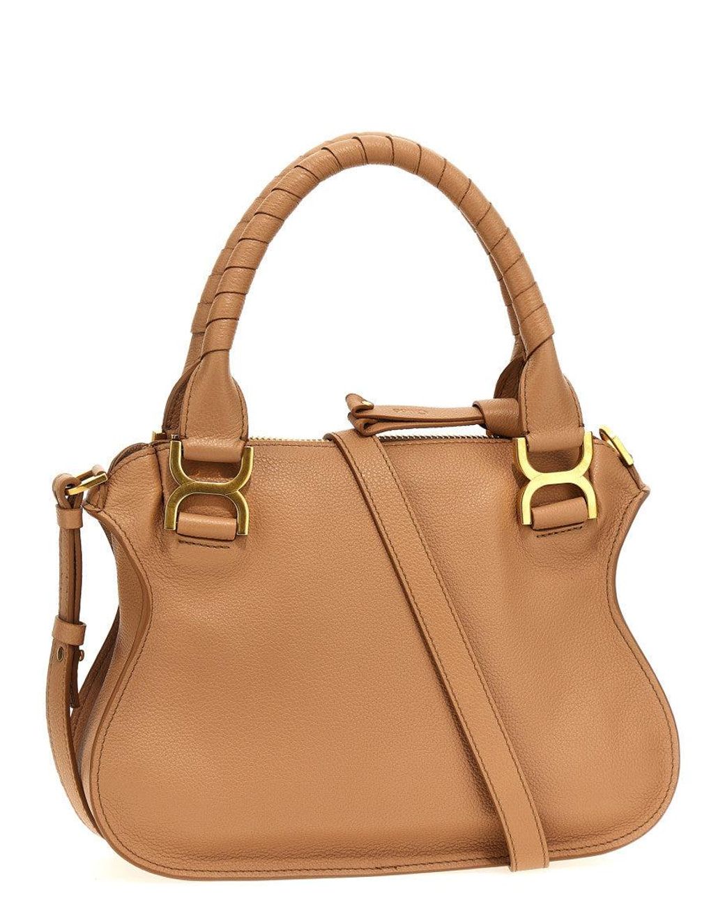 Chloé Brown 'Marcie' Small Satchel Bag
