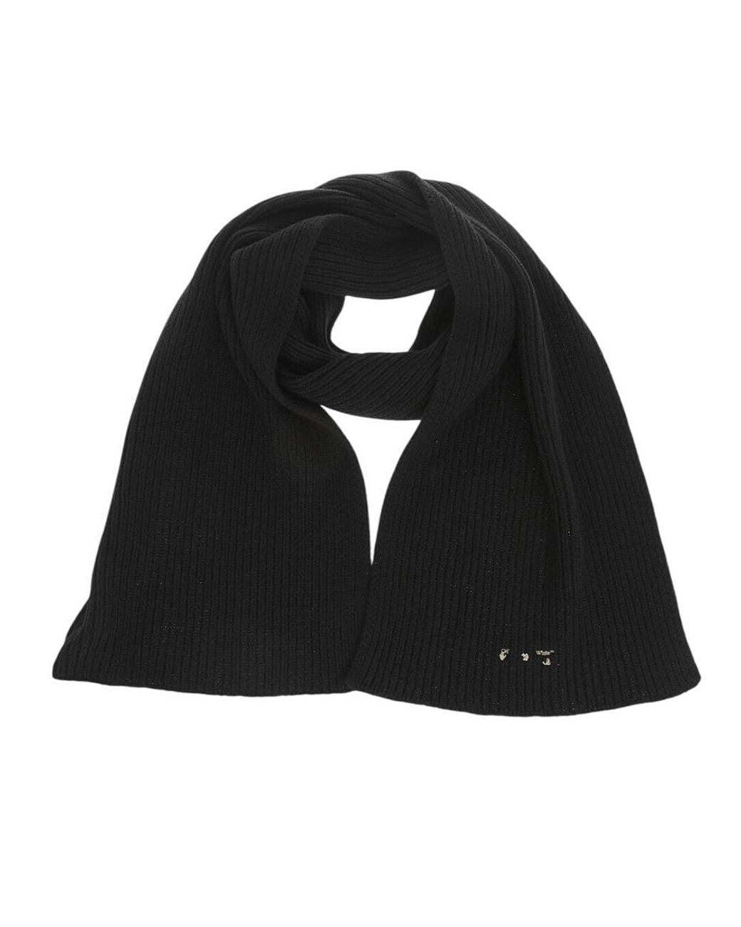 Off-White c/o Virgil Abloh Black Knitted Scarf