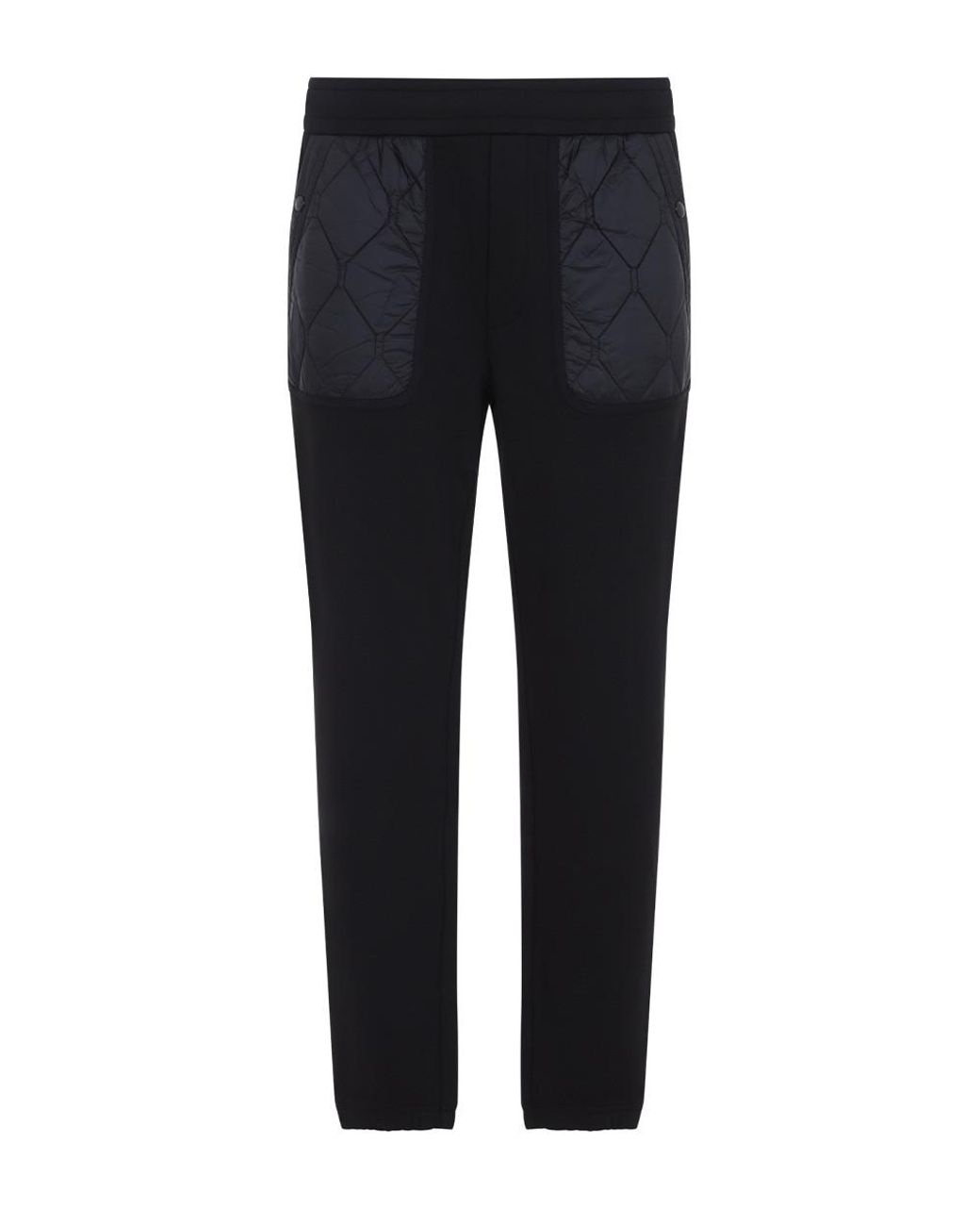 Moncler Blue Solid Sweatpants for men