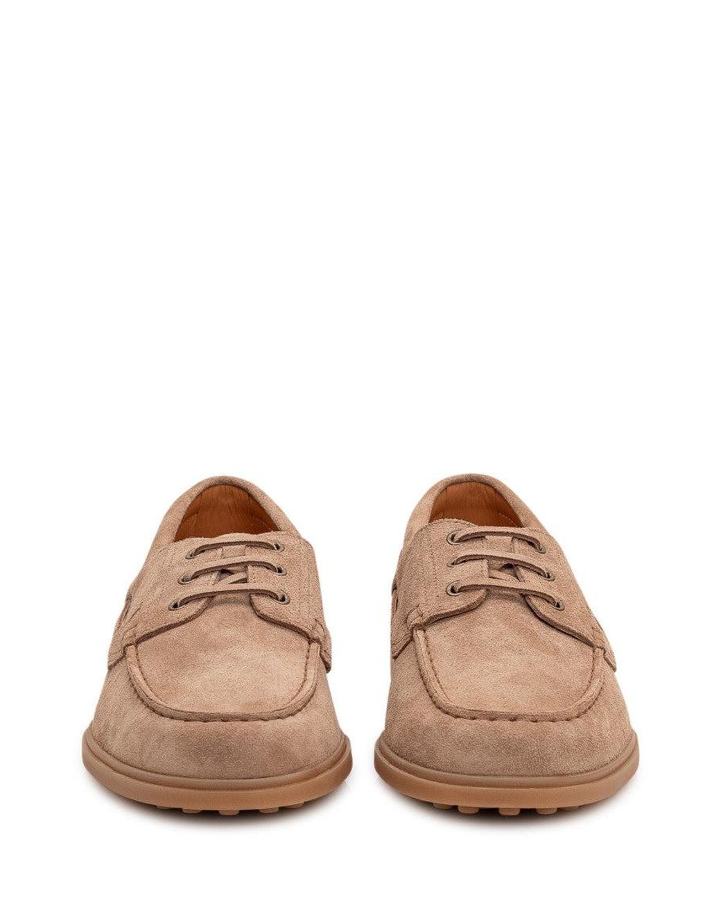 Tod's Brown Solid Loafers for men
