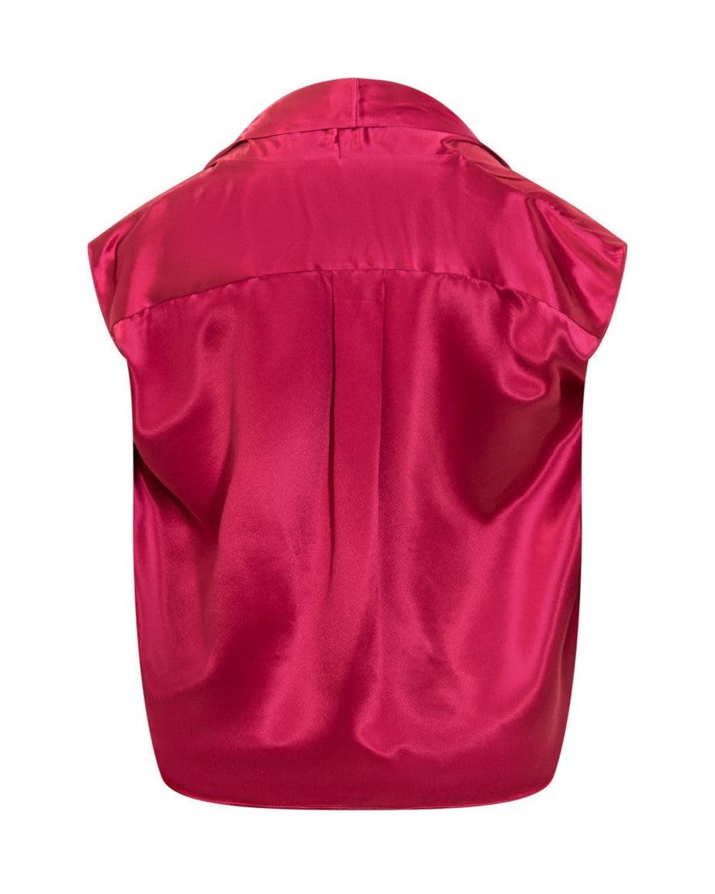 Alberta Ferretti Pink Mini Chic Top