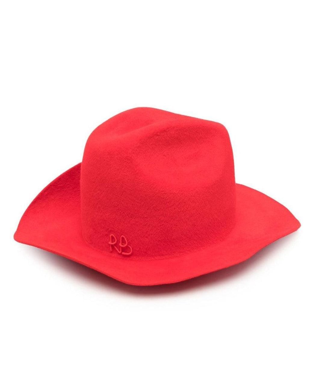 Ruslan Baginskiy Red Logo Fedora Hat