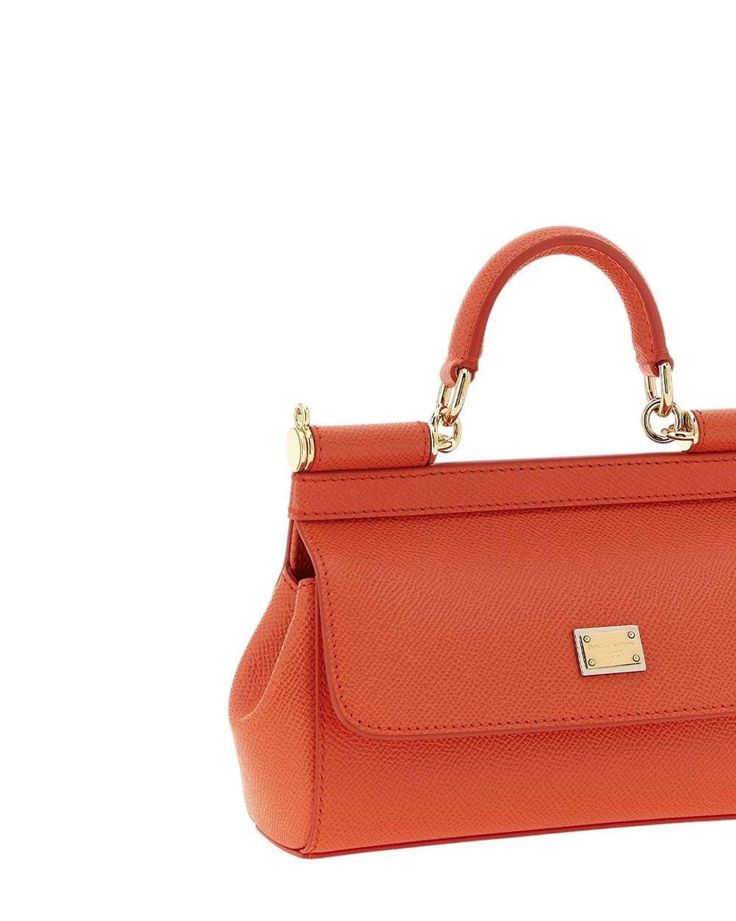 Dolce & Gabbana Red Sicily Mini Satchel