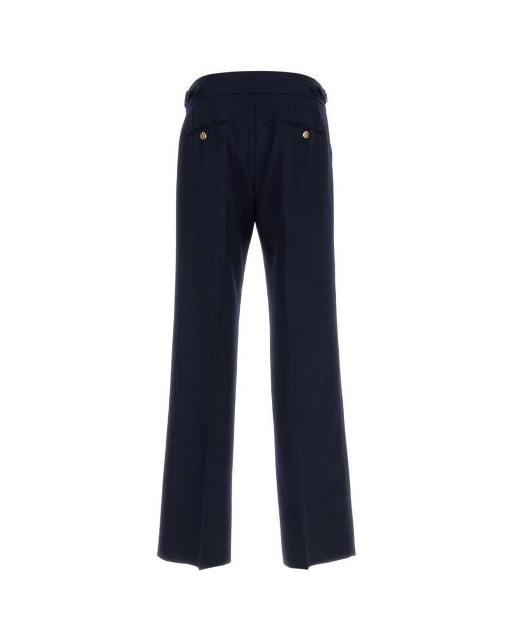Dolce & Gabbana Blue Dolce & Gabbana Virgin Wool Trousers for men