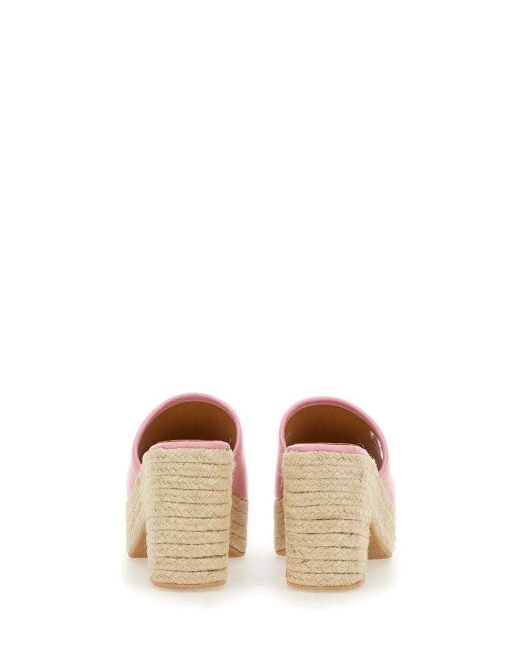Moschino Pink Slip On Heels
