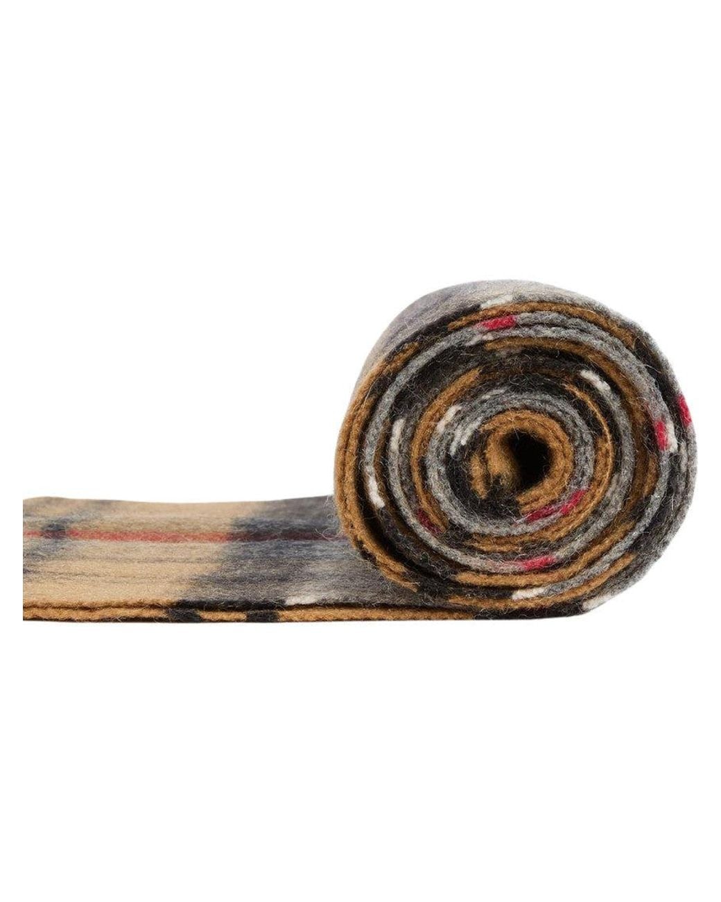 Barbour Gray Tartan Plaid Scarf for men