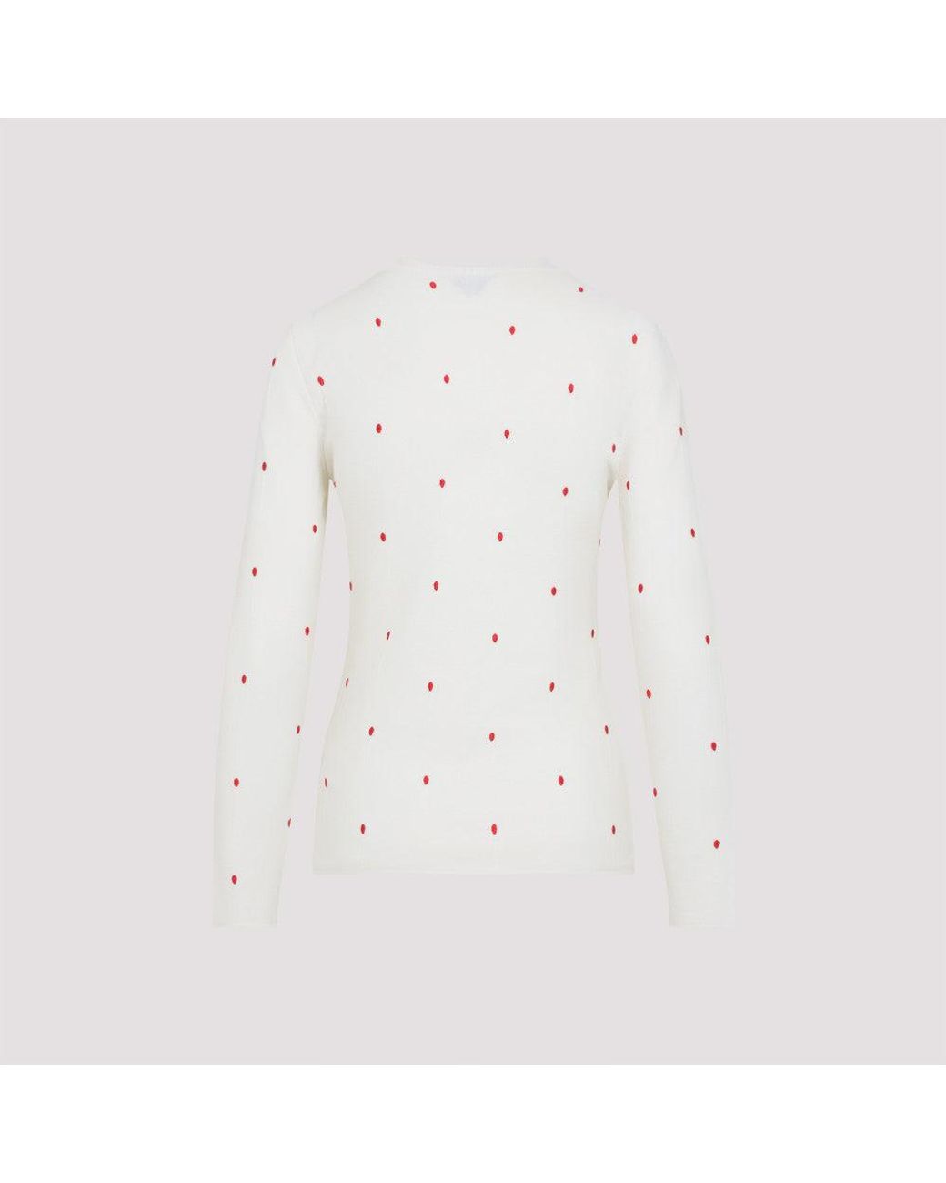 Bottega Veneta White Crewneck Top